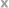 X
